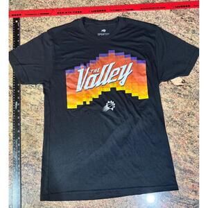 Mens Sportiqe Black Phoenix Suns The Valley T Shirt Size M Medium Crew Neck